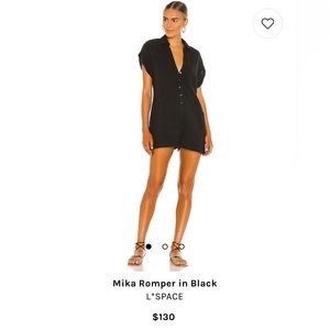 LSpace Mika Romper in Black